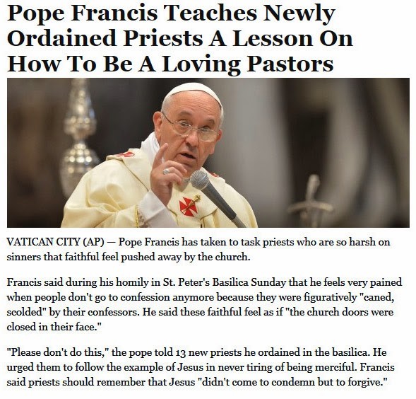 pope francis news article