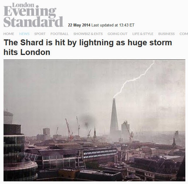 Lightning hits again