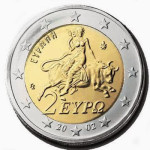 the wild voice - euro coin woman riding beast