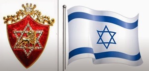 rothschild crest and israeli flag