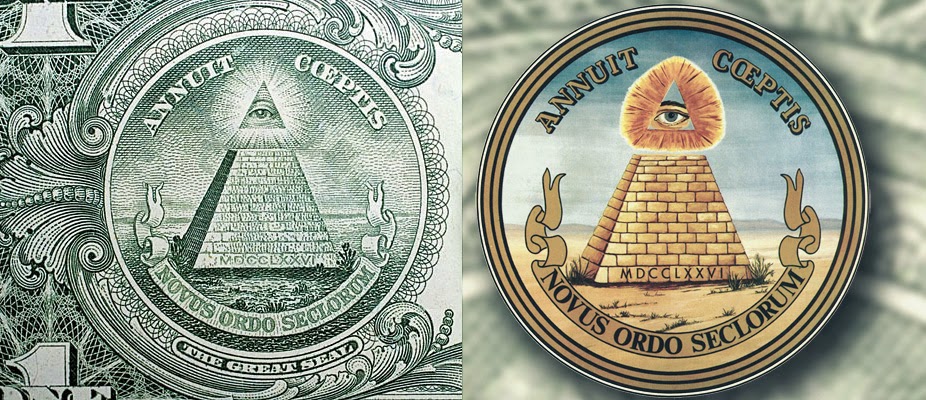 dollar bill pyramid