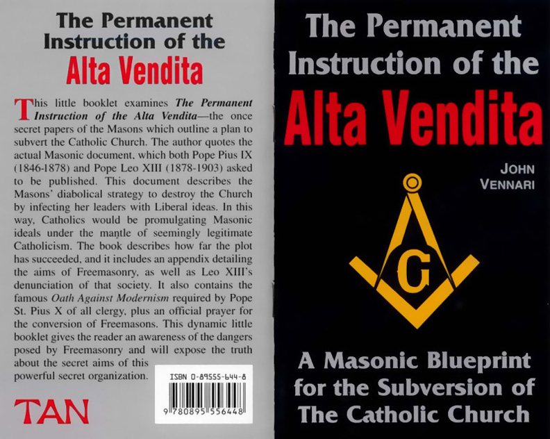 Alta, Vendita, Freemasons, Masonic, False, Prophet, Illuminati