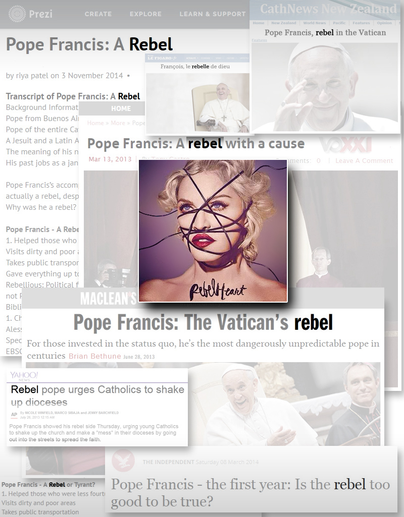 Madonna's Rebel Heart: Pope Francis