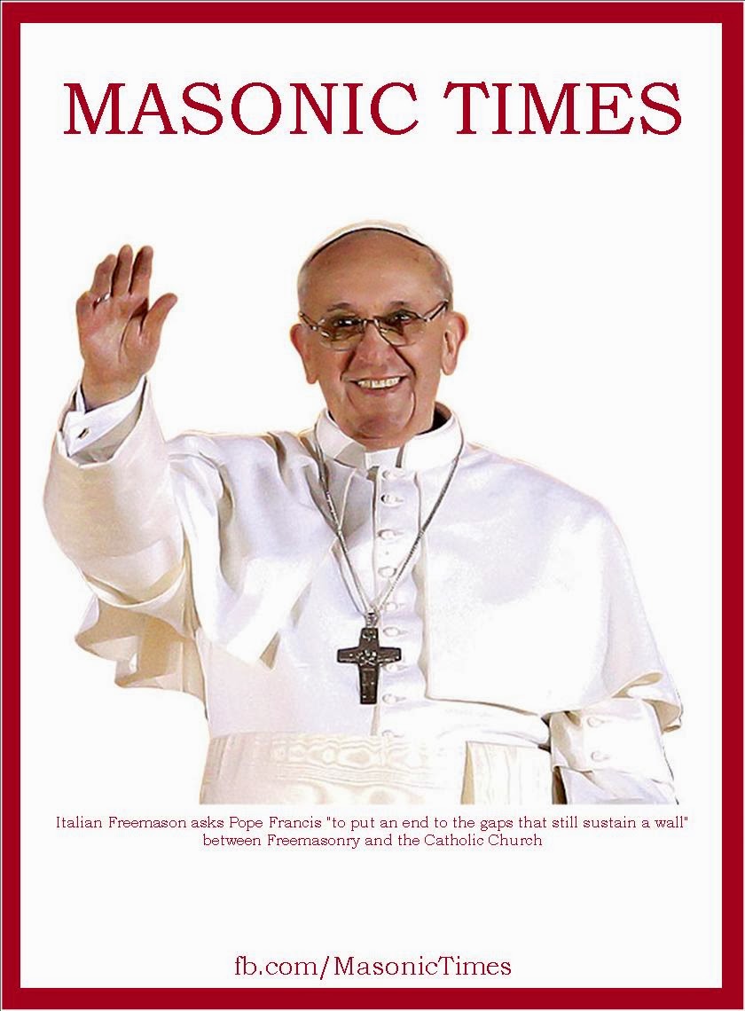 pope francis on masonic times cover