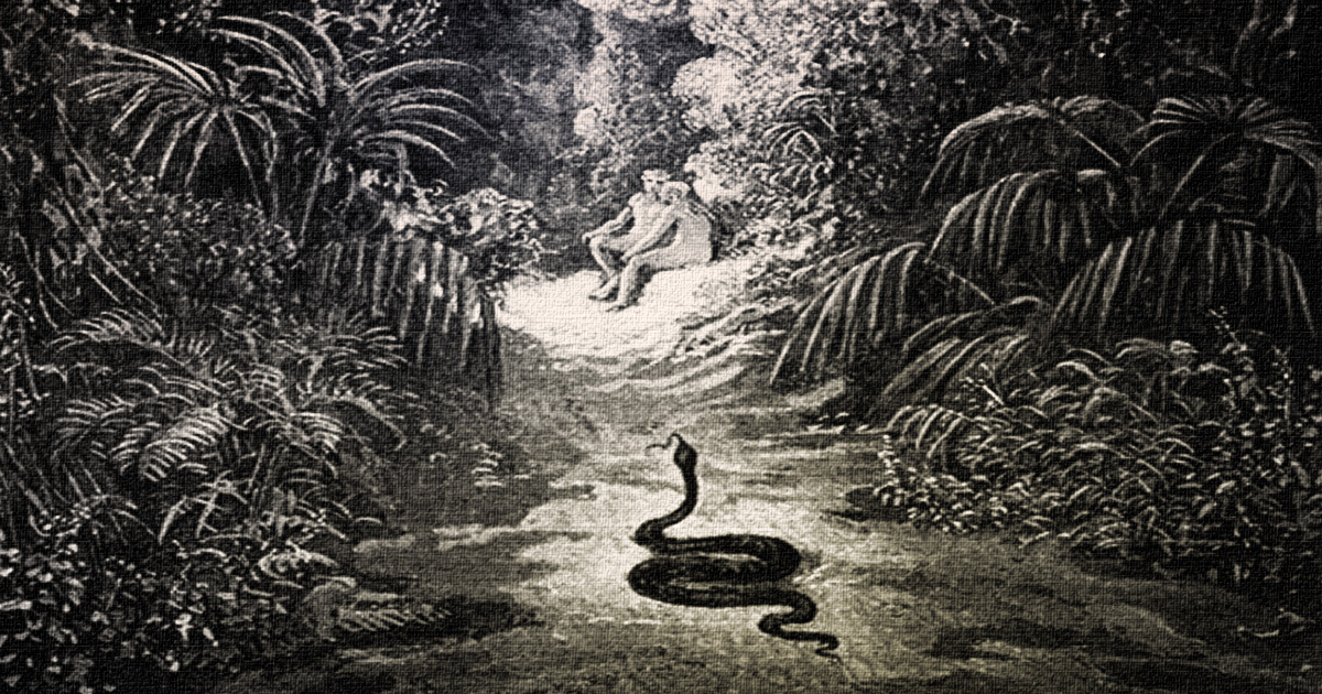 serpent tempt garden of eden