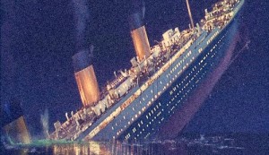titanic sinks our pride