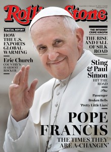 Rolling Stone cover of Pope Francis