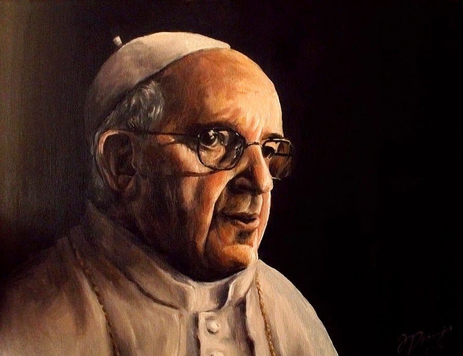 pope francis painting