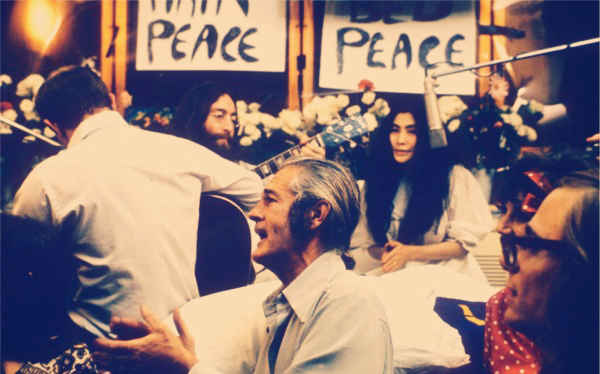 Timothy Leary with John Lennon