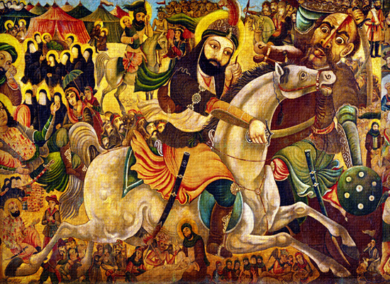 painting Mohammed Islam conquers